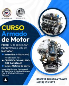 Lee más sobre el artículo CURSO ARMADO DE MOTOR