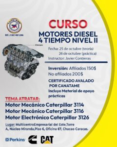 Lee más sobre el artículo CURSO MOTORES DIESEL 4 TIEMPOS MODULO II